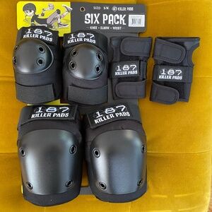 187 Killer Pads Six-Pack Pad Set - S/M